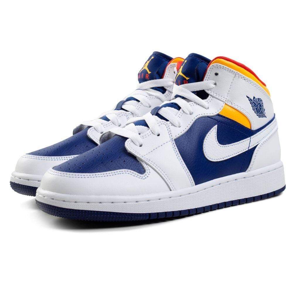 Air Jordan 1 GS Mid 'White Laser'- Streetwear Fashion - evapacs.com