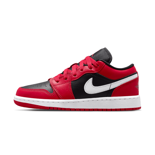 Air Jordan 1 Low GS 'Black Very Berry'- Streetwear Fashion - evapacs.com