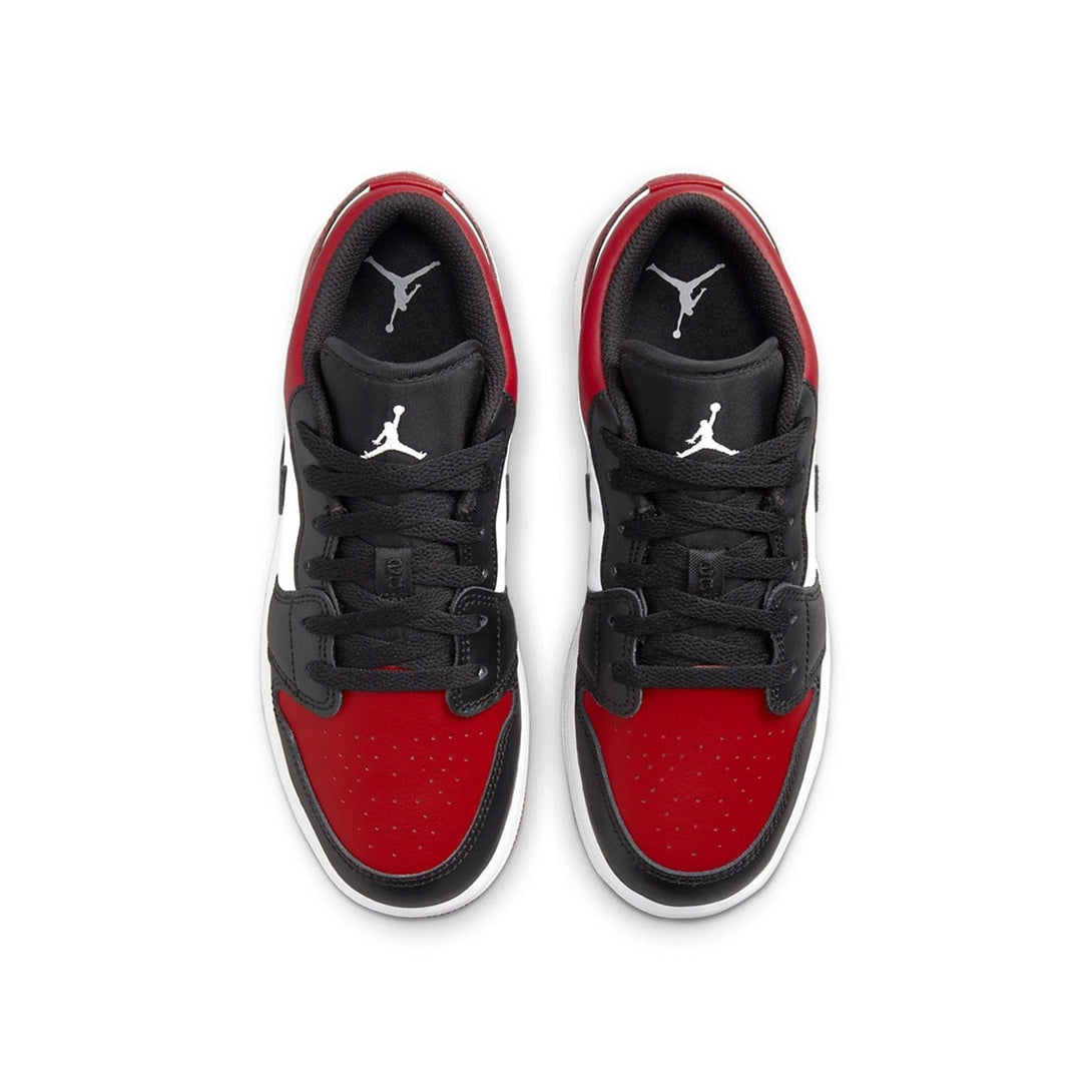 Air Jordan 1 Low GS 'Bred Toe'- Streetwear Fashion - evapacs.com