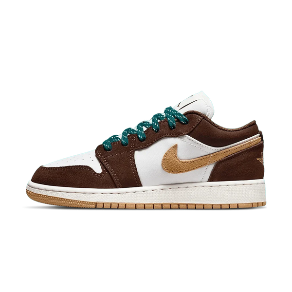 Air Jordan 1 Low GS 'Cacao Wow'- Streetwear Fashion - evapacs.com