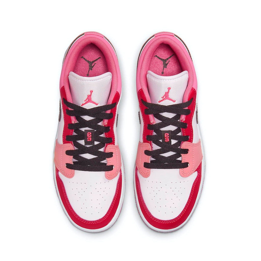 Air Jordan 1 Low GS 'Pink Black'- Streetwear Fashion - evapacs.com