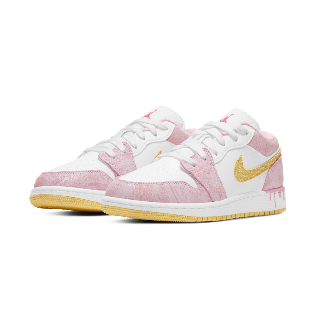 Air Jordan 1 Low GS 'Strawberry Ice Cream'- Streetwear Fashion - evapacs.com