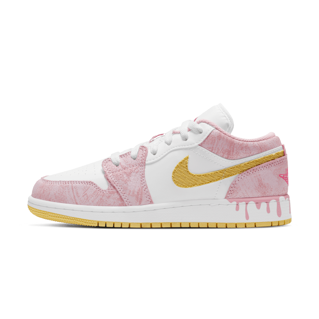 Air Jordan 1 Low GS 'Strawberry Ice Cream'- Streetwear Fashion - evapacs.com