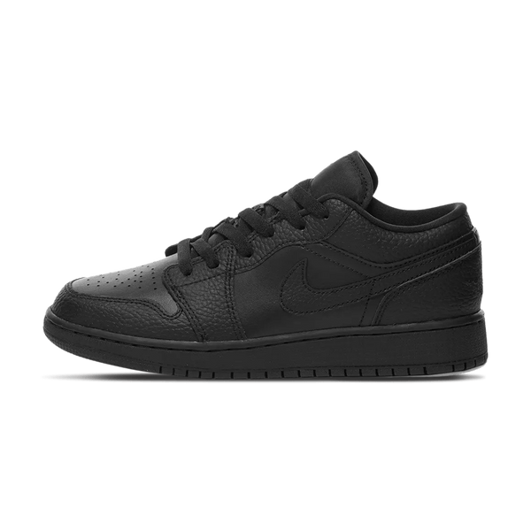 Air Jordan 1 Low GS 'Triple Black'- Streetwear Fashion - evapacs.com