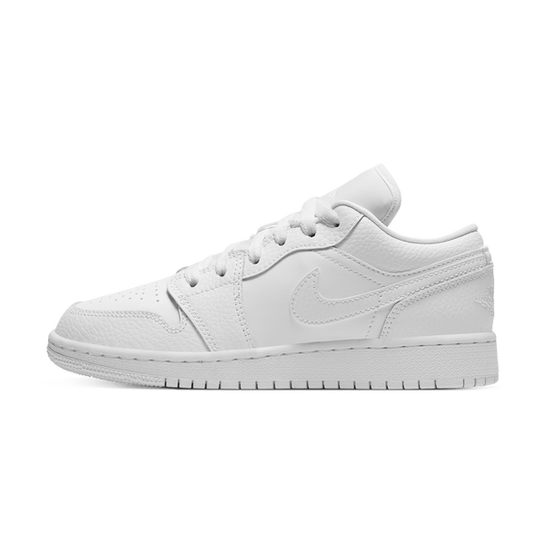 Air Jordan 1 Low GS 'Triple White'- Streetwear Fashion - evapacs.com