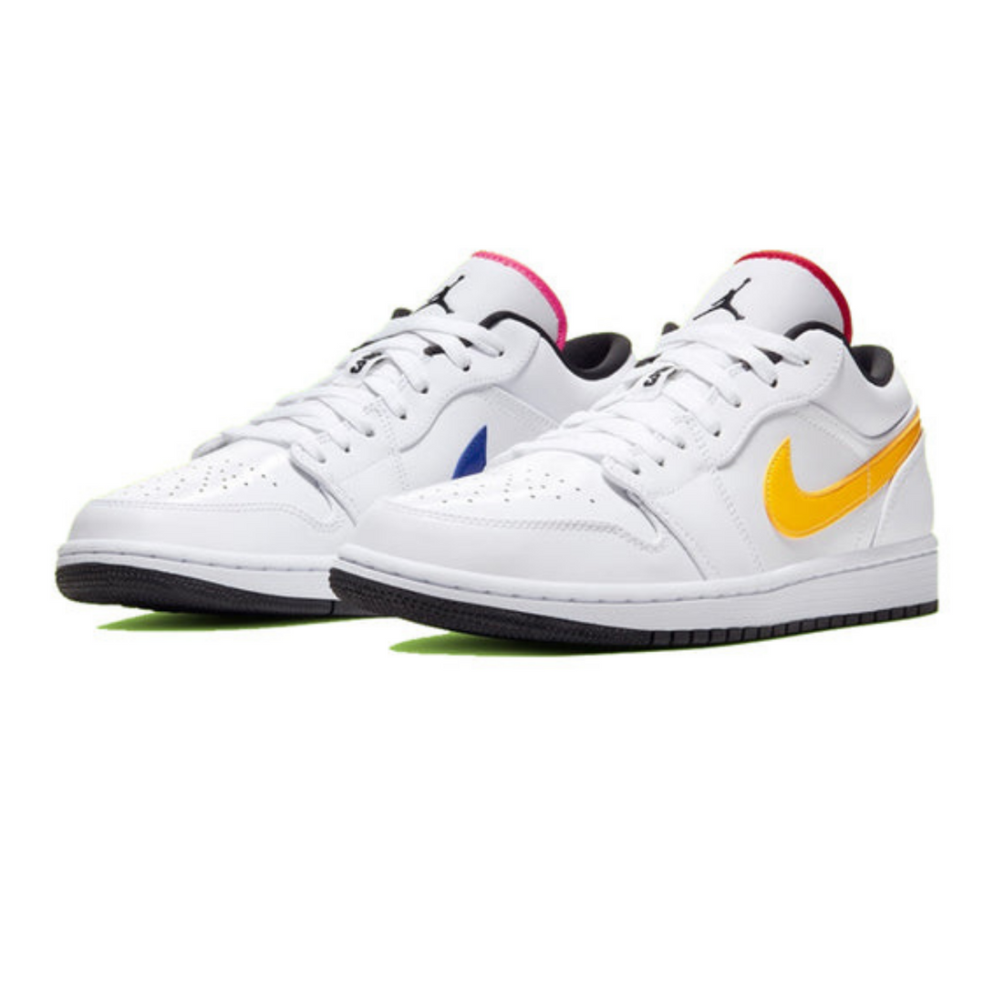 Air Jordan 1 Low 'Multi-Color Swoosh'- Streetwear Fashion - evapacs.com