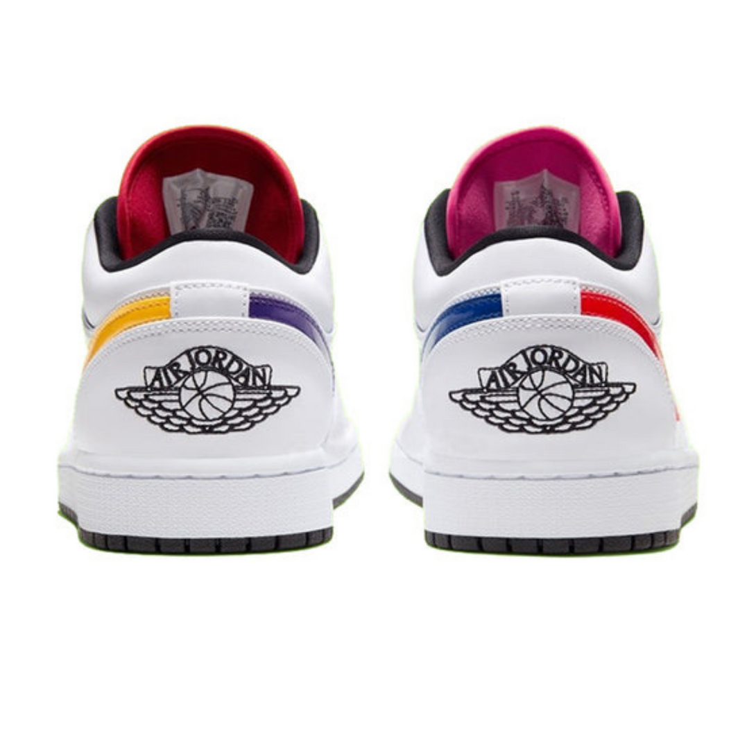 Air Jordan 1 Low 'Multi-Color Swoosh'- Streetwear Fashion - evapacs.com