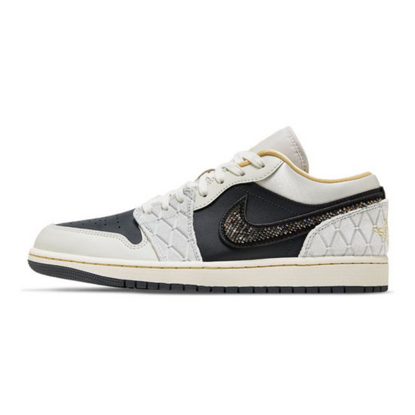 Air Jordan 1 Low SE 'Beaded Swoosh'- Streetwear Fashion - evapacs.com