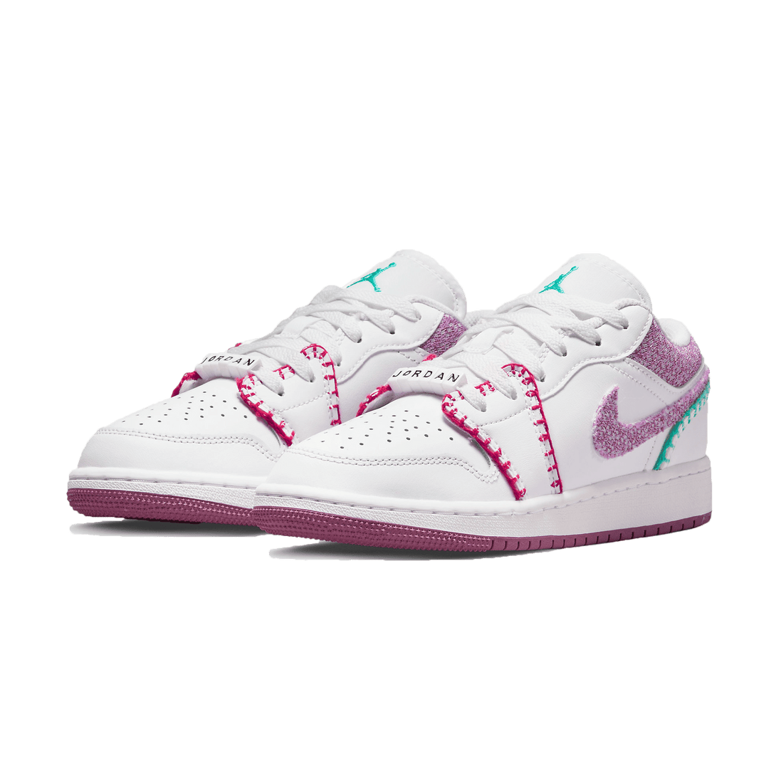 Air Jordan 1 Low SE GS 'Knit'- Streetwear Fashion - evapacs.com