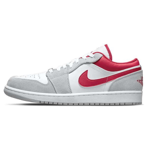 Air Jordan 1 Low SE 'Light Smoke Grey Gym Red'- Streetwear Fashion - evapacs.com