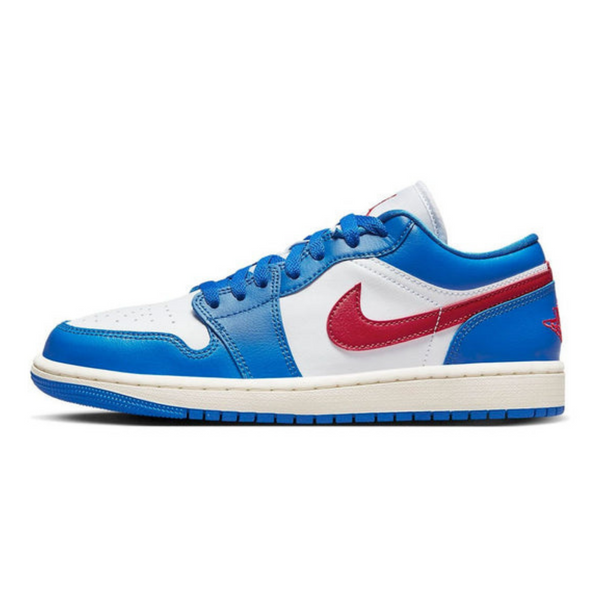 Air Jordan 1 Low 'Sport Blue Gym Red' Wmns- Streetwear Fashion - evapacs.com