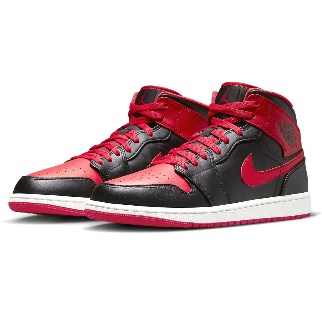 Air Jordan 1 Mid 'Alternate Bred'- Streetwear Fashion - evapacs.com