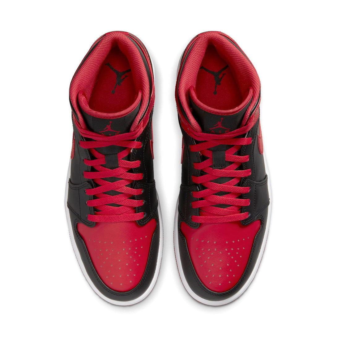 Air Jordan 1 Mid 'Alternate Bred'- Streetwear Fashion - evapacs.com