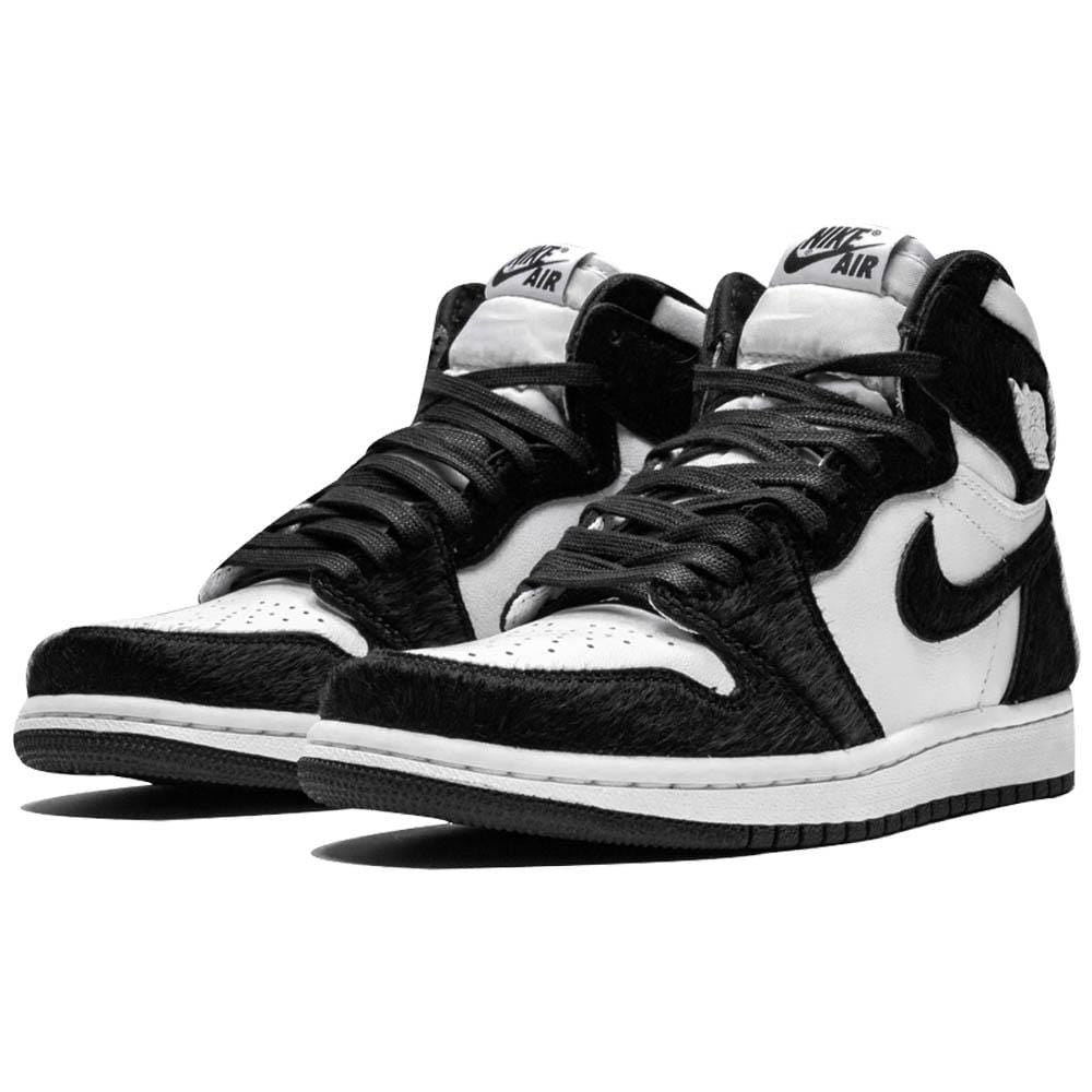 Air Jordan 1 Mid Black White Womens- Streetwear Fashion - evapacs.com