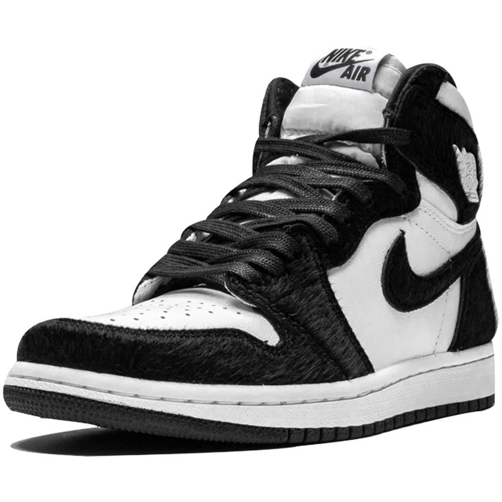 Air Jordan 1 Mid Black White Womens- Streetwear Fashion - evapacs.com