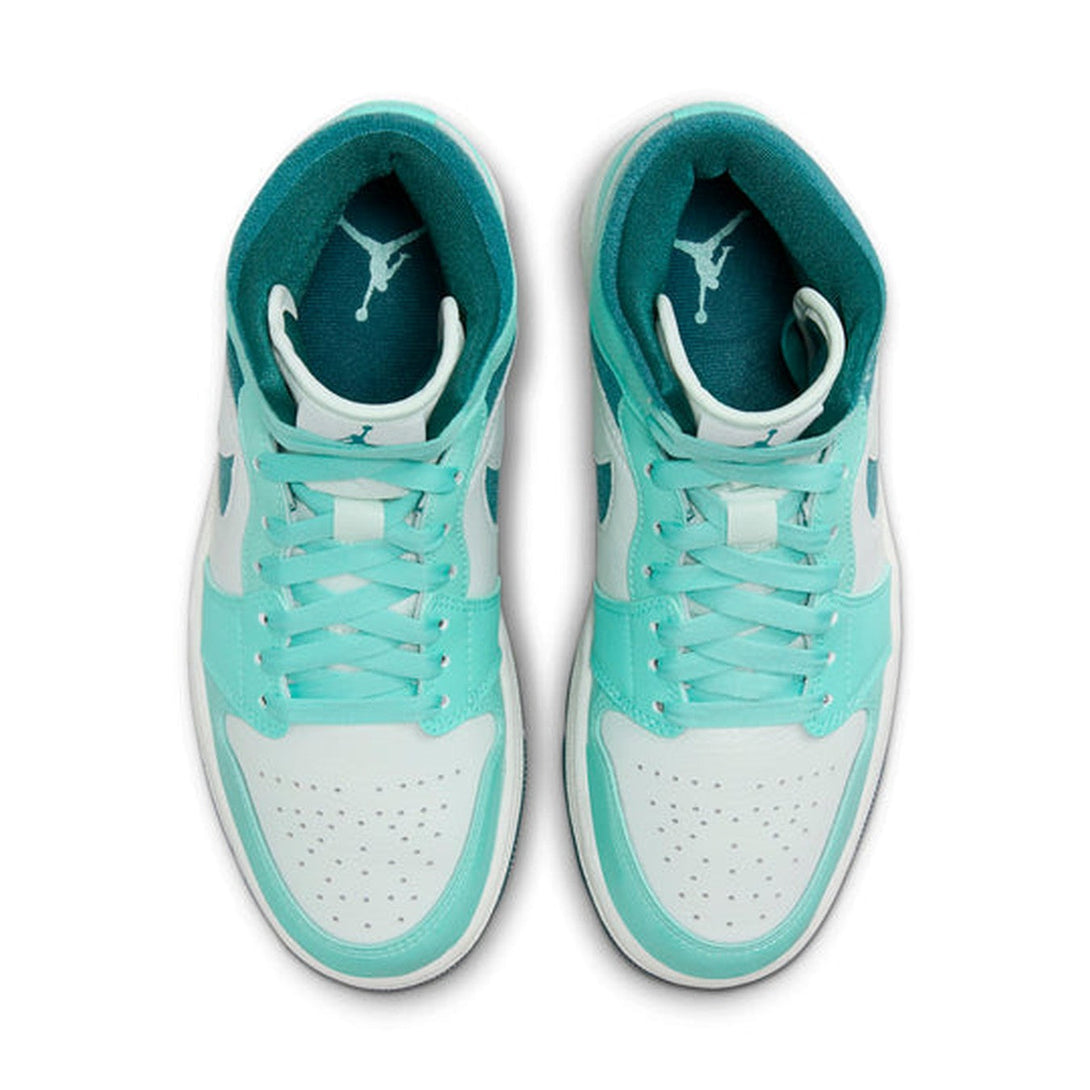 Air Jordan 1 Mid 'Bleached Turquoise' Wmns- Streetwear Fashion - evapacs.com