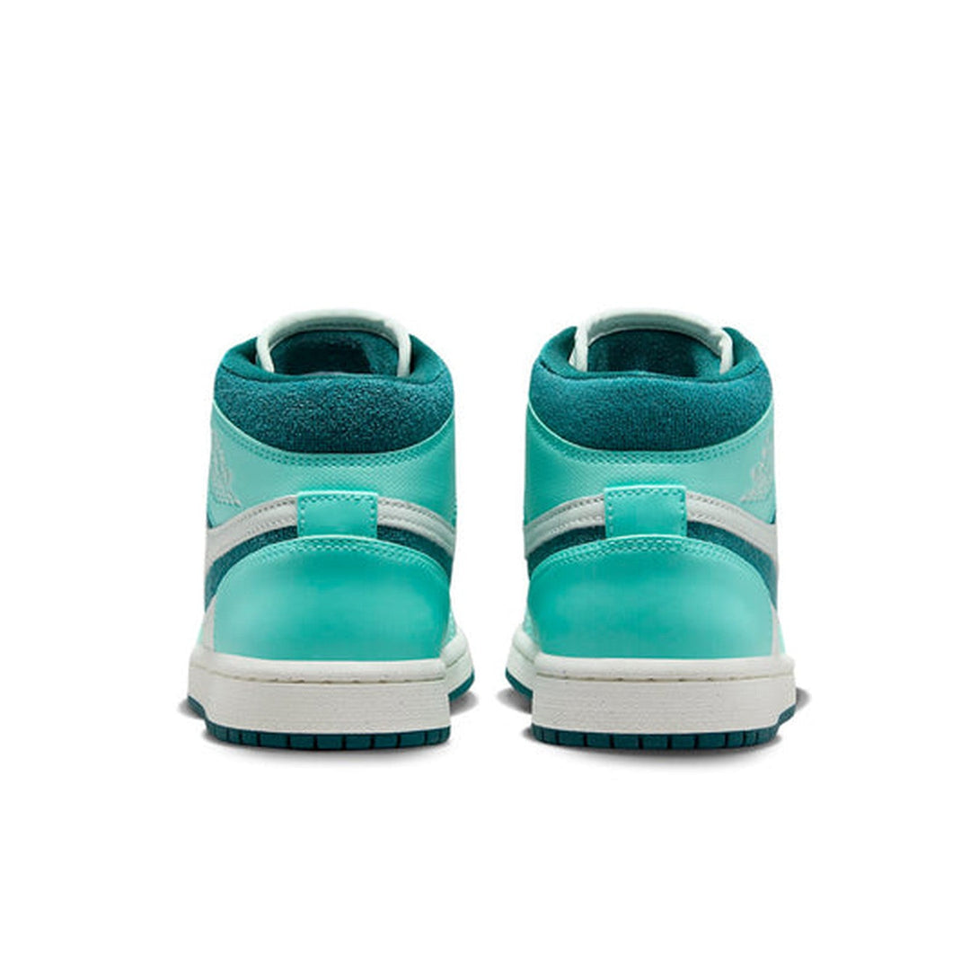 Air Jordan 1 Mid 'Bleached Turquoise' Wmns- Streetwear Fashion - evapacs.com