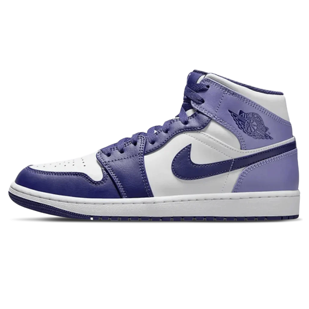 Air Jordan 1 Mid 'Blueberry'- Streetwear Fashion - evapacs.com