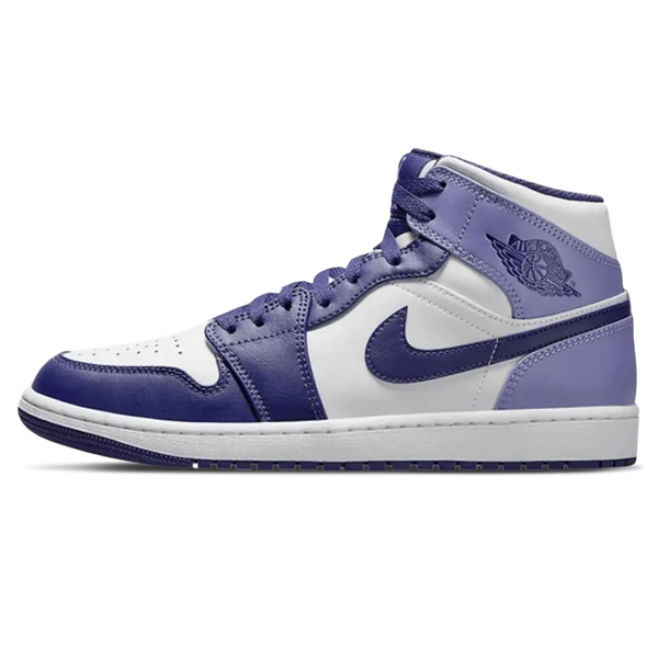 Air Jordan 1 Mid 'Blueberry'- Streetwear Fashion - evapacs.com