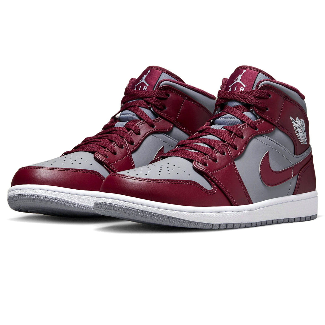 Air Jordan 1 Mid 'Cherrywood Red'- Streetwear Fashion - evapacs.com