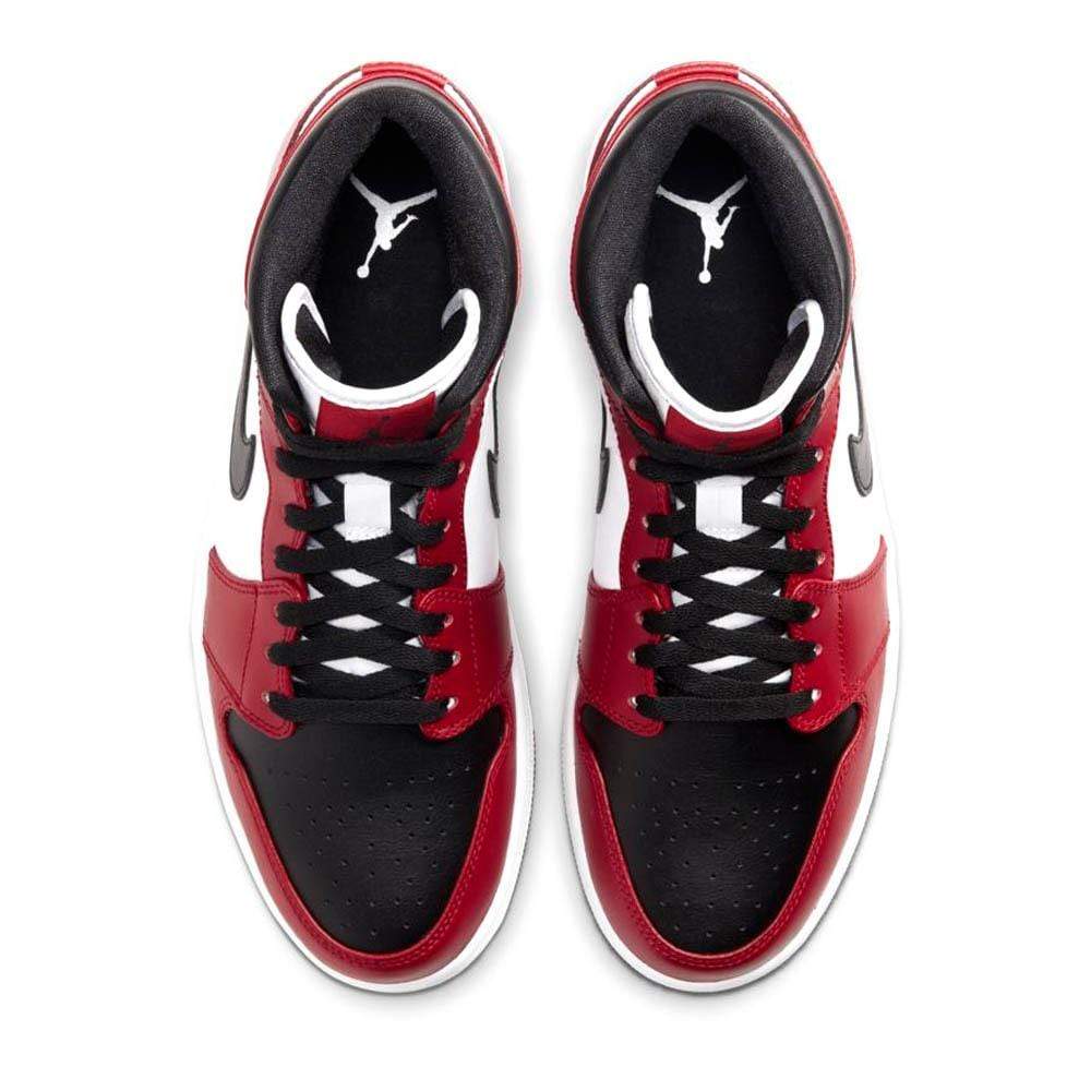 Air Jordan 1 Mid 'Chicago Black Toe'- Streetwear Fashion - evapacs.com