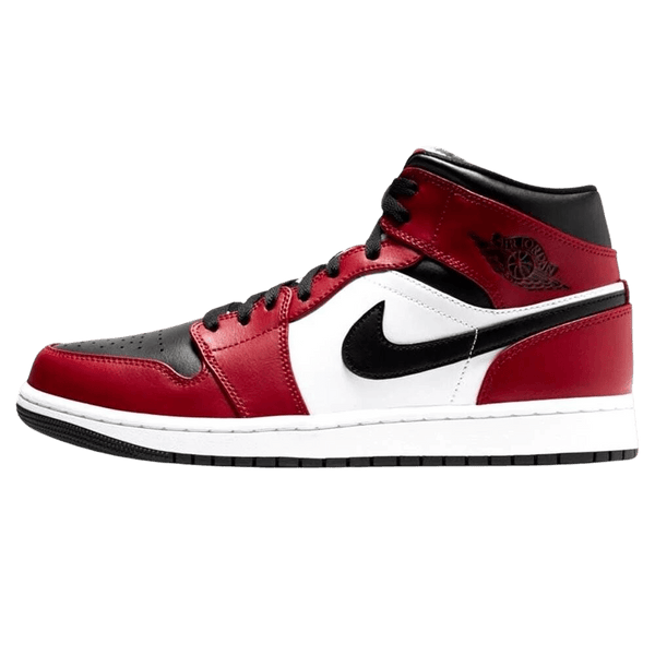 Air Jordan 1 Mid 'Chicago Black Toe'- Streetwear Fashion - evapacs.com