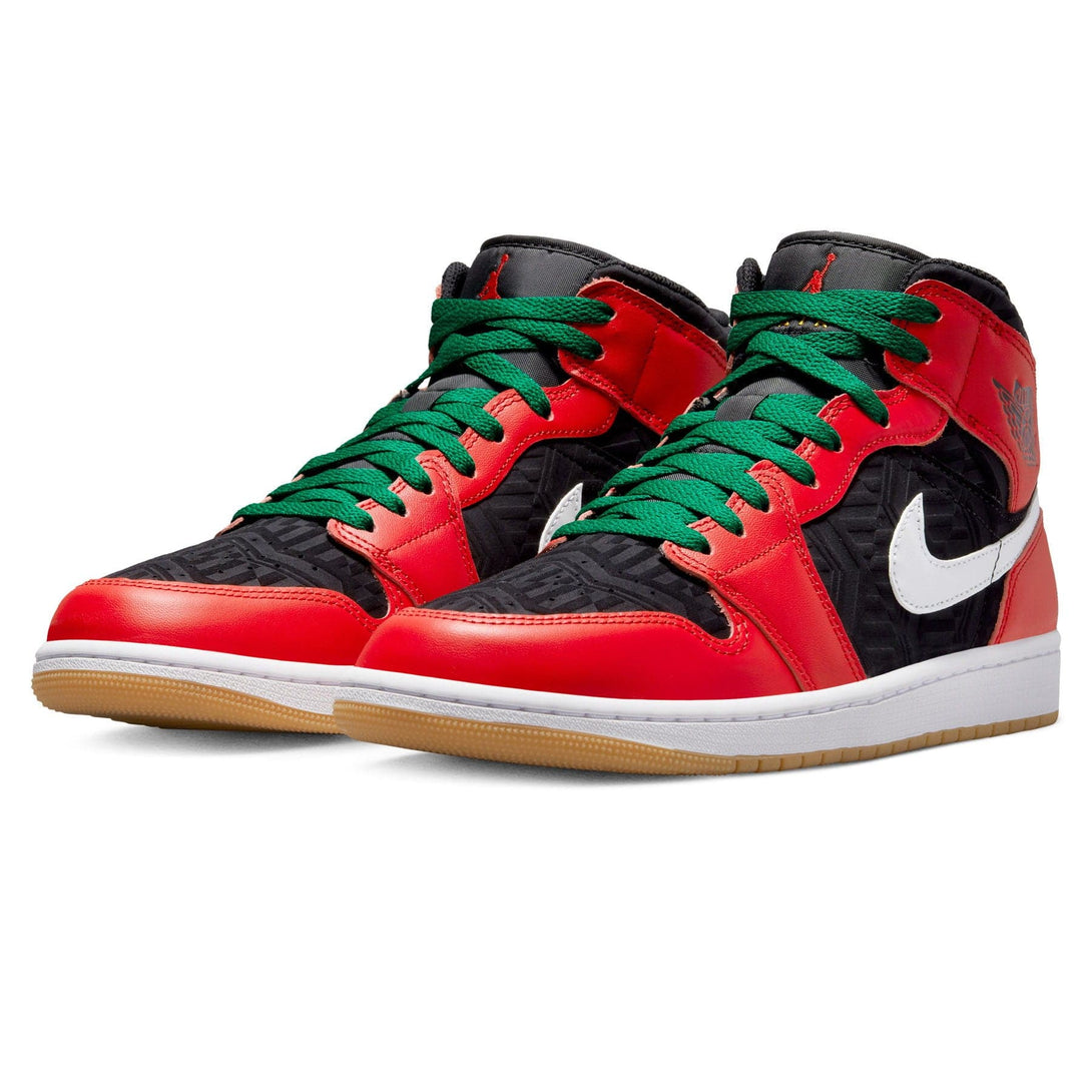 Air Jordan 1 Mid 'Christmas'- Streetwear Fashion - evapacs.com