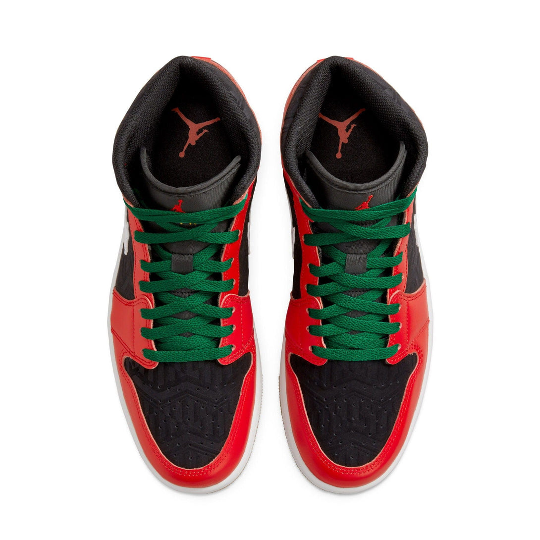 Air Jordan 1 Mid 'Christmas'- Streetwear Fashion - evapacs.com