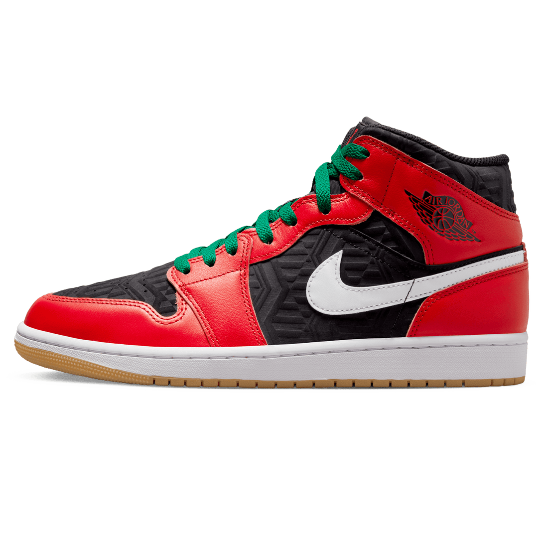 Air Jordan 1 Mid 'Christmas'- Streetwear Fashion - evapacs.com