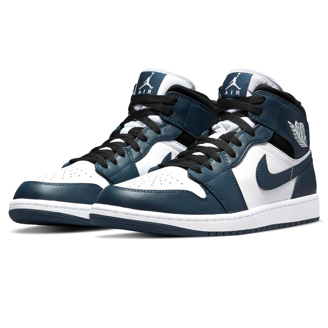 Air Jordan 1 Mid 'Dark Teal'- Streetwear Fashion - evapacs.com