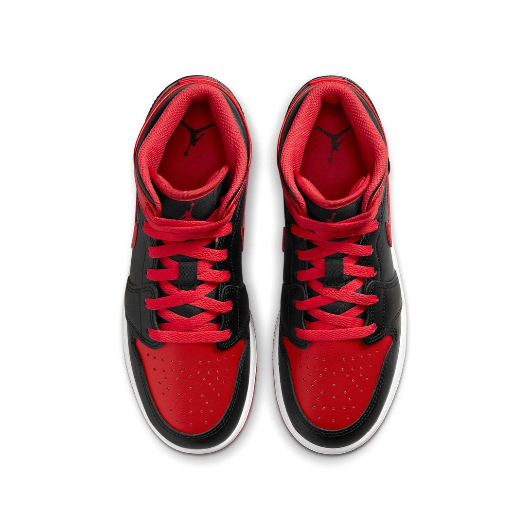 Air Jordan 1 Mid GS 'Alternate Bred'- Streetwear Fashion - evapacs.com