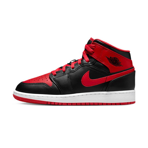 Air Jordan 1 Mid GS 'Alternate Bred'- Streetwear Fashion - evapacs.com