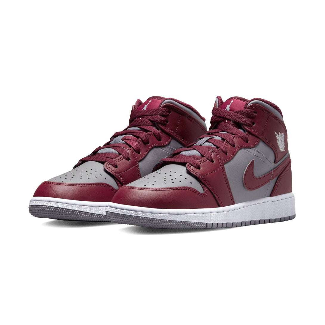 Air Jordan 1 Mid GS 'Cherrywood Red'- Streetwear Fashion - evapacs.com