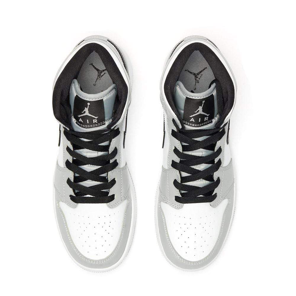 Air Jordan 1 Mid GS "Light Smoke Grey"- Streetwear Fashion - evapacs.com