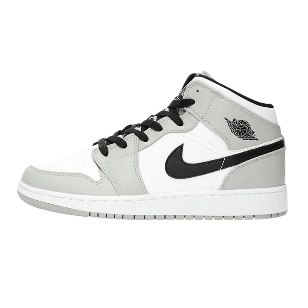 Air Jordan 1 Mid GS "Light Smoke Grey"- Streetwear Fashion - evapacs.com