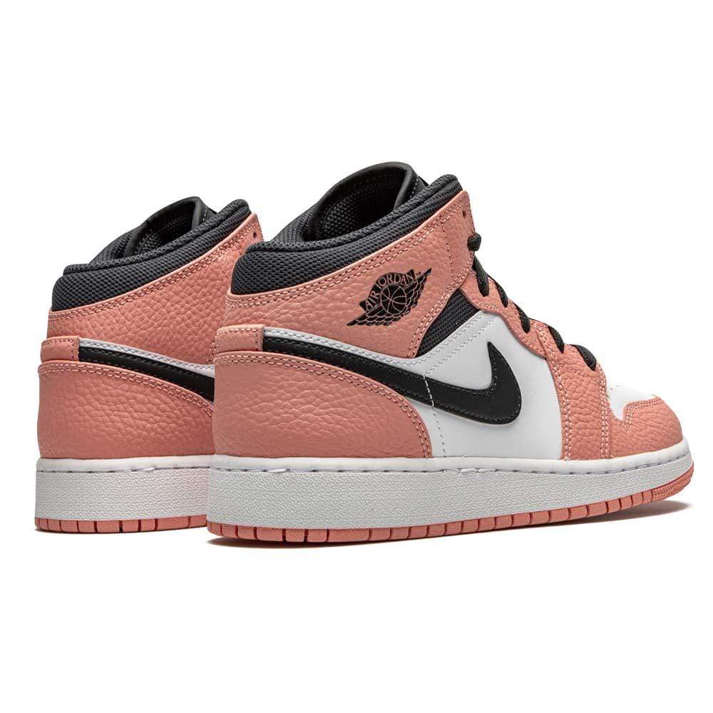 Air Jordan 1 Mid GS ‘Pink Quartz’- Streetwear Fashion - evapacs.com