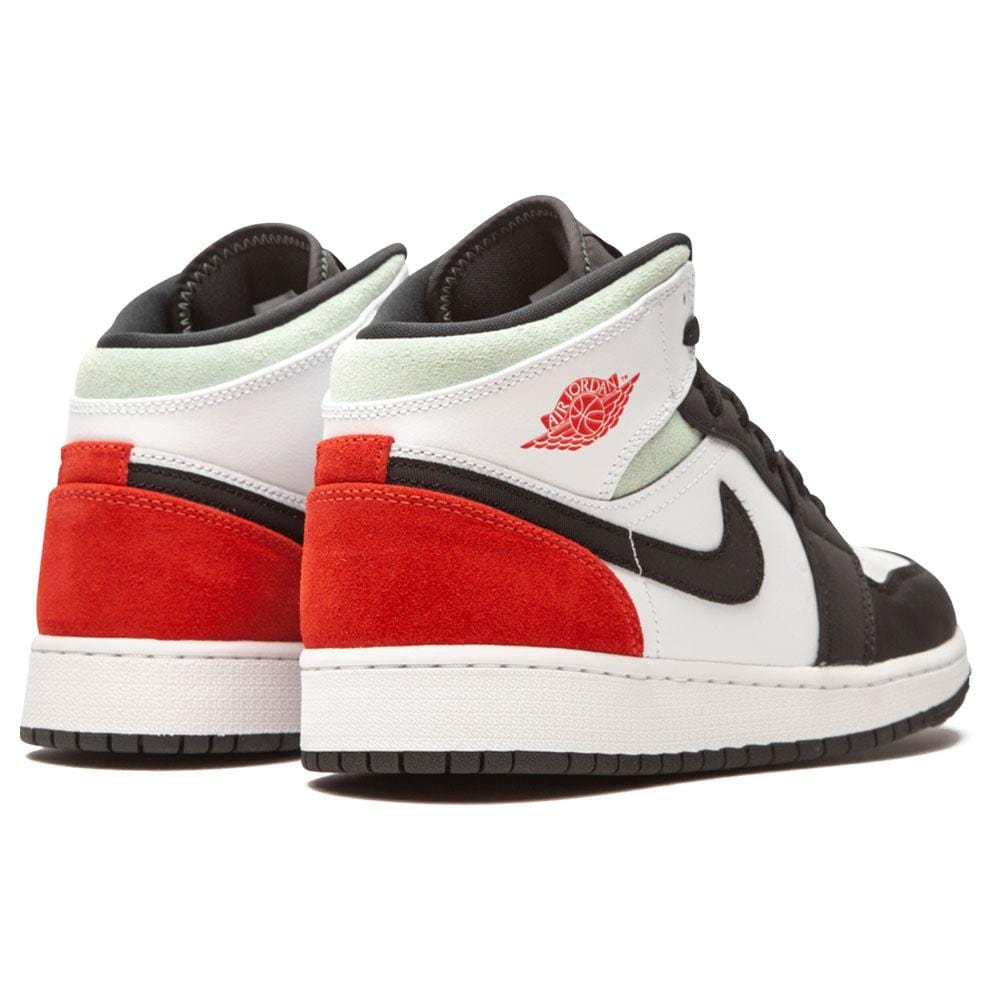 Air Jordan 1 Mid GS 'Red Mint'- Streetwear Fashion - evapacs.com