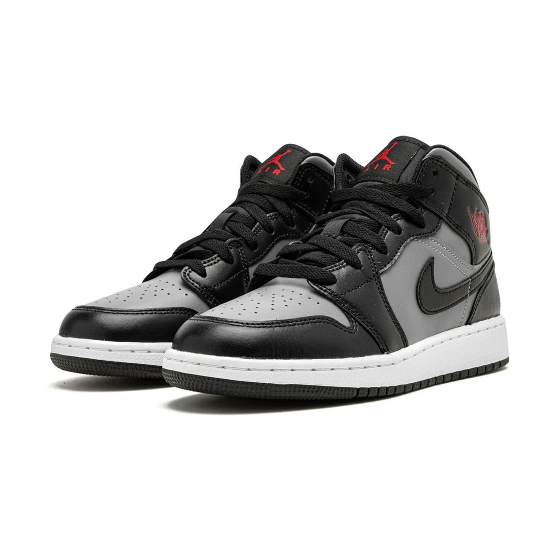 Air Jordan 1 Mid GS 'Shadow'- Streetwear Fashion - evapacs.com