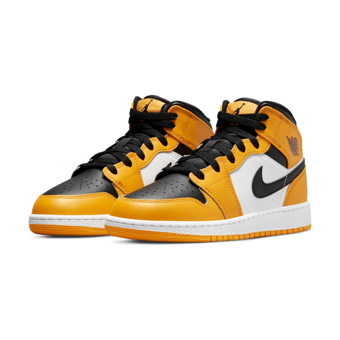 Air Jordan 1 Mid GS 'Taxi'- Streetwear Fashion - evapacs.com