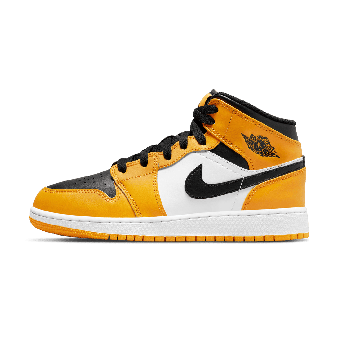 Air Jordan 1 Mid GS 'Taxi'- Streetwear Fashion - evapacs.com