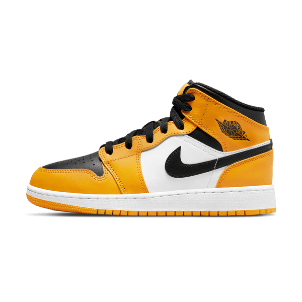 Air Jordan 1 Mid GS 'Taxi'- Streetwear Fashion - evapacs.com