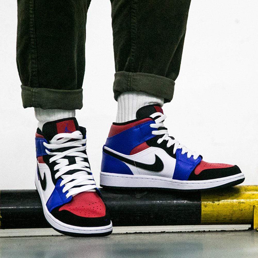 Air Jordan 1 Mid GS 'Top 3'- Streetwear Fashion - evapacs.com