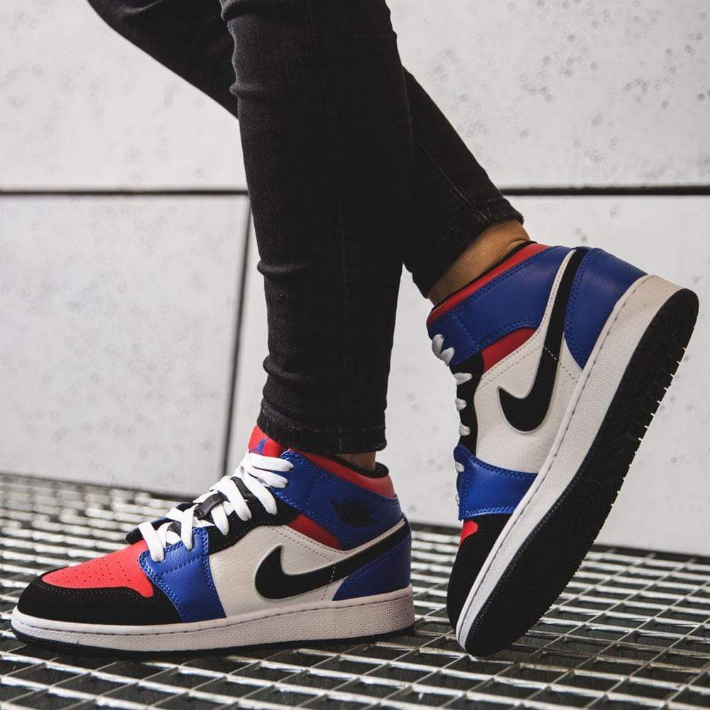 Air Jordan 1 Mid GS 'Top 3'- Streetwear Fashion - evapacs.com