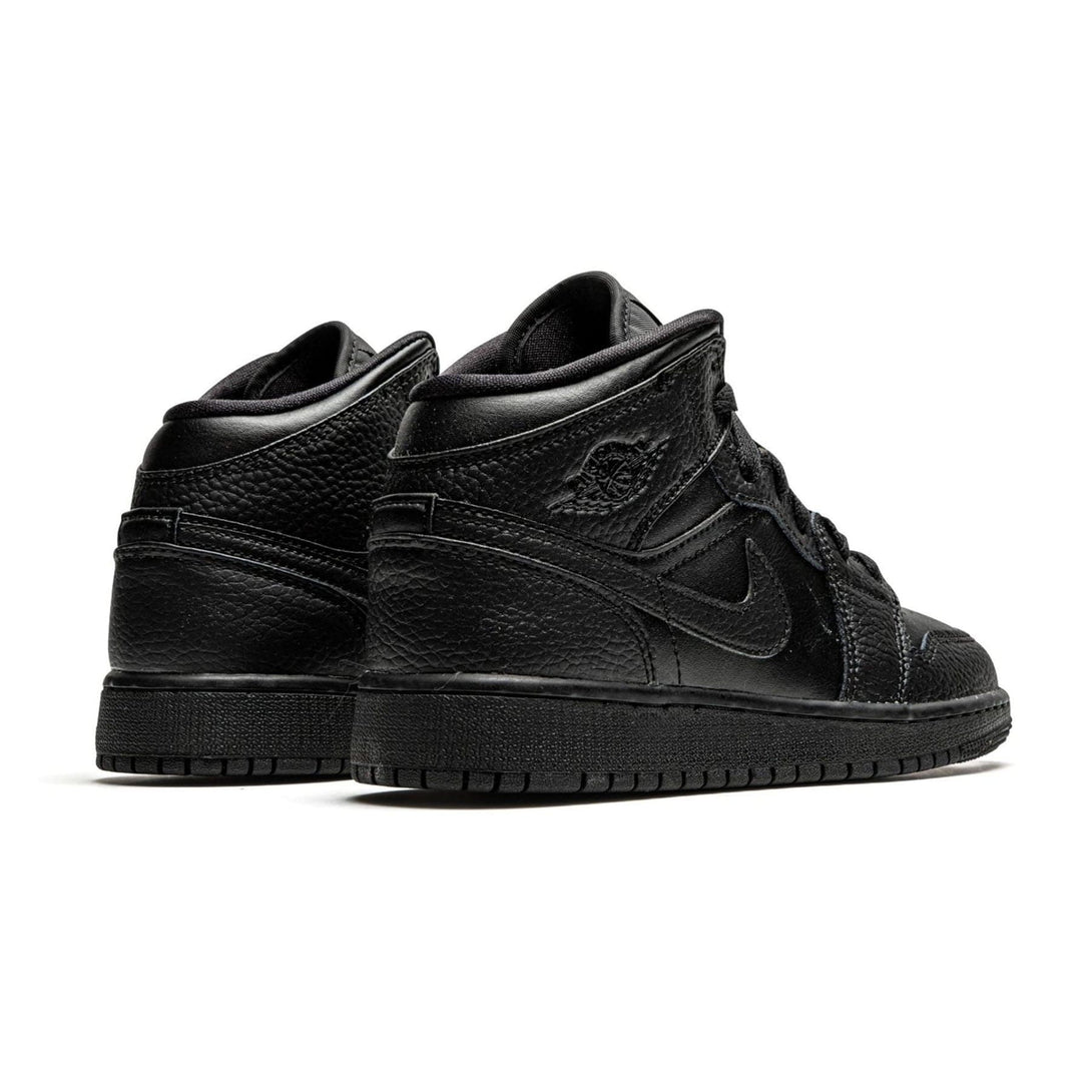 Air Jordan 1 Mid GS 'Triple Black' 2020- Streetwear Fashion - evapacs.com