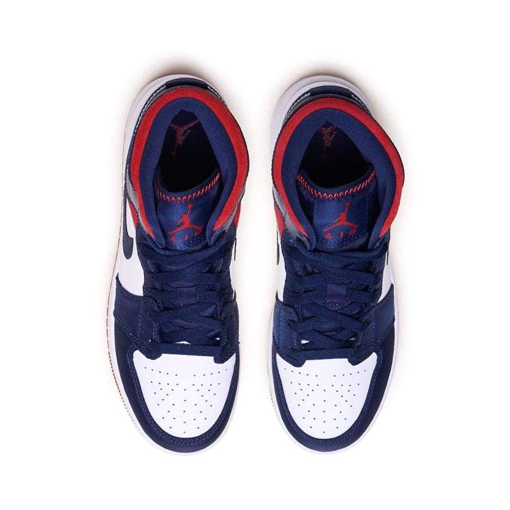 Air Jordan 1 Mid GS 'USA Olympic'- Streetwear Fashion - evapacs.com