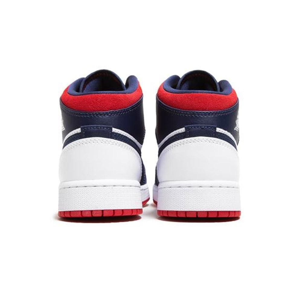 Air Jordan 1 Mid GS 'USA Olympic'- Streetwear Fashion - evapacs.com