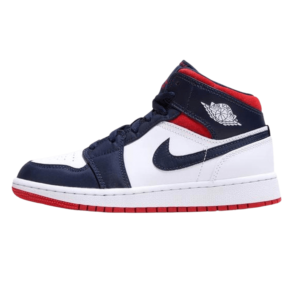 Air Jordan 1 Mid GS 'USA Olympic'- Streetwear Fashion - evapacs.com