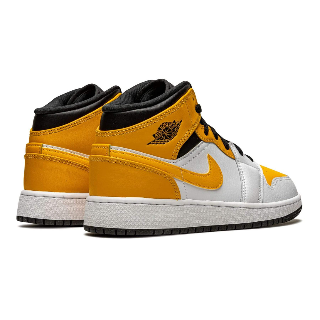 Air Jordan 1 Mid GS 'University Gold'- Streetwear Fashion - evapacs.com