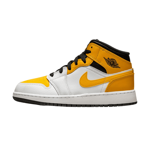 Air Jordan 1 Mid GS 'University Gold'- Streetwear Fashion - evapacs.com