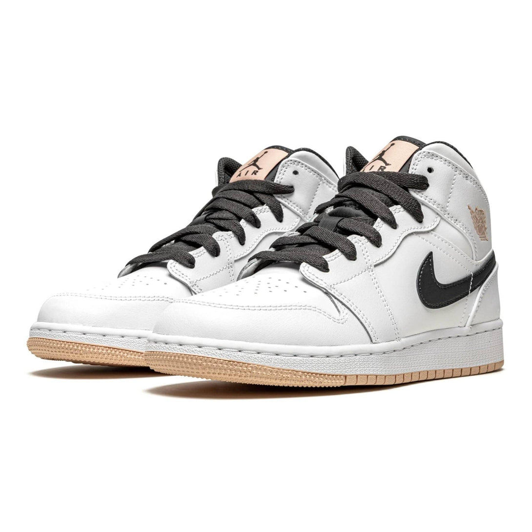 Air Jordan 1 Mid GS 'White Arctic Orange'- Streetwear Fashion - evapacs.com